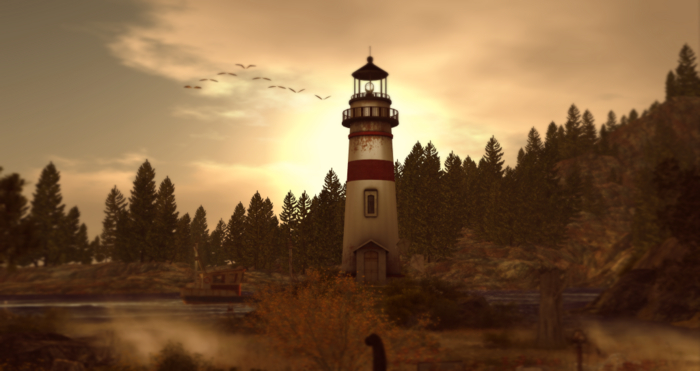 Fall Lighthouse 