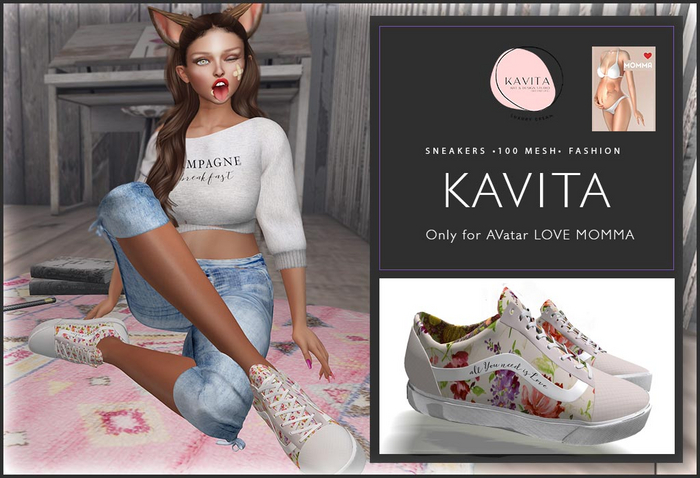 *KC** Sneakers ROSE- FOR LOVEMOMMA 
