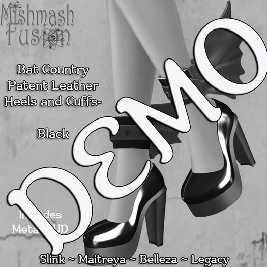~*MF*~ Bat Country Patent Leather Heels Demo (Add or Rez)