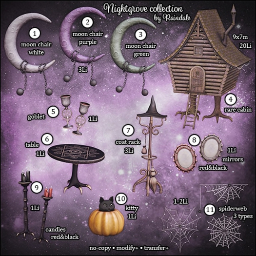 4. Raindale - Nightgrove cabin - RARE