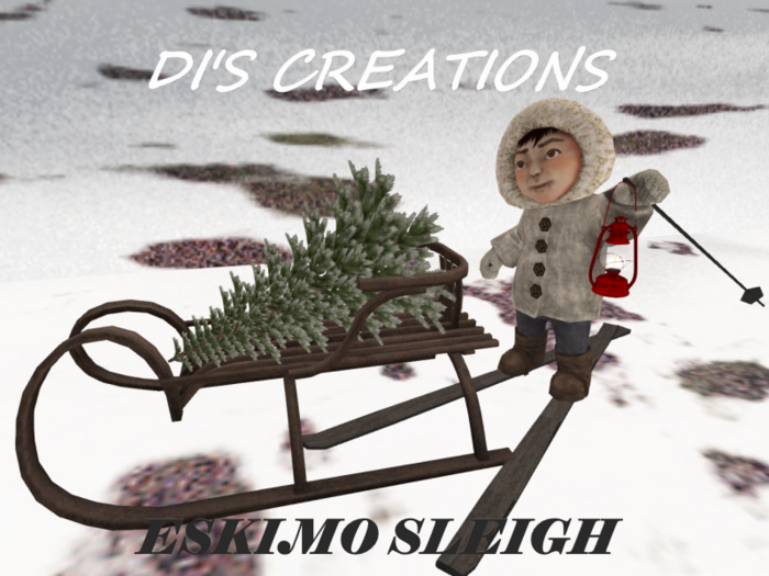 ESKIMO SLEIGH TREE BEIGE