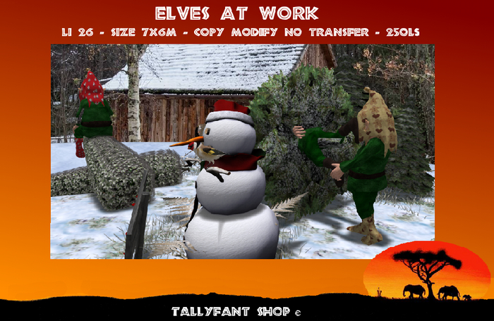Elves at Work Crate