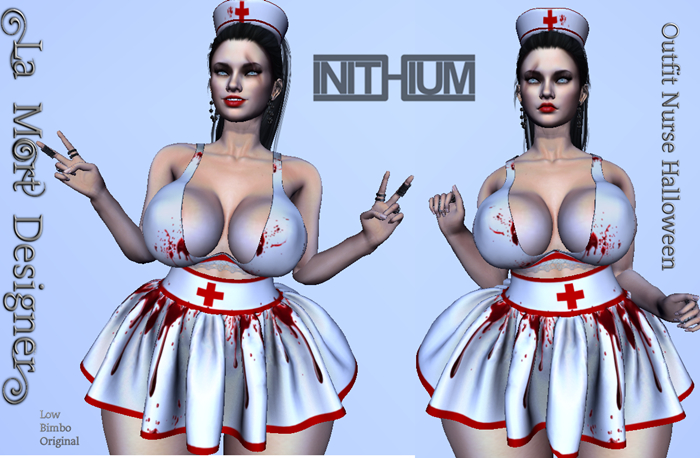 .LM. Outfit Nurse Halloween only KUPRA  - Open