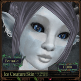 =^.^= Curious Kitties Fantasy Fuzz - Ice Creature Skin - Female - Etched
