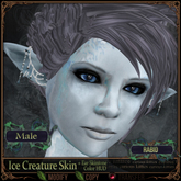 =^.^= Curious Kitties Fantasy Fuzz - Ice Creature Skin - Male - Rabid