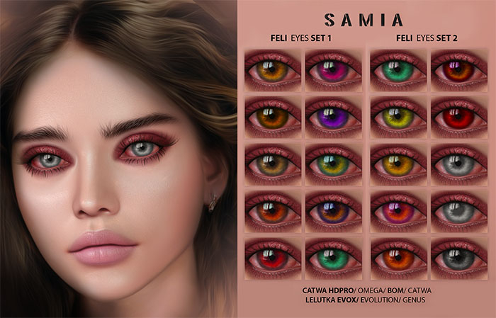 Samia - Feli Eyes SET 1 SET 2 #SALE