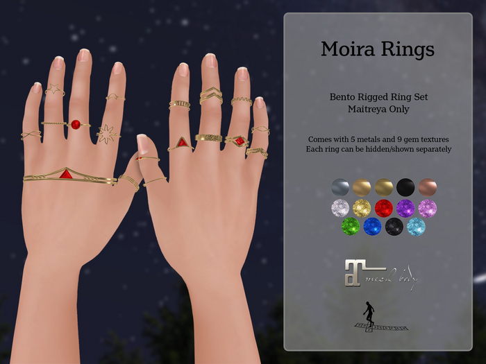 *~*HopScotch*~* Moira Ringset (Maitreya)