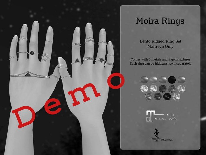 *~*HopScotch*~* Moira Ringset (Maitreya) DEMO
