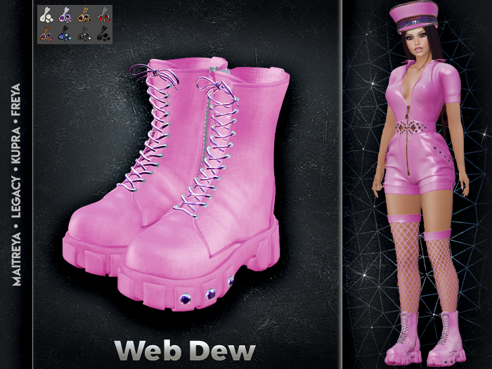 ::WD:: Boots Harley - Pink