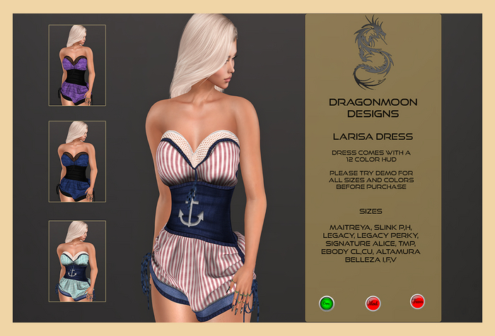 [DD] Larisa Dress [DEMO]