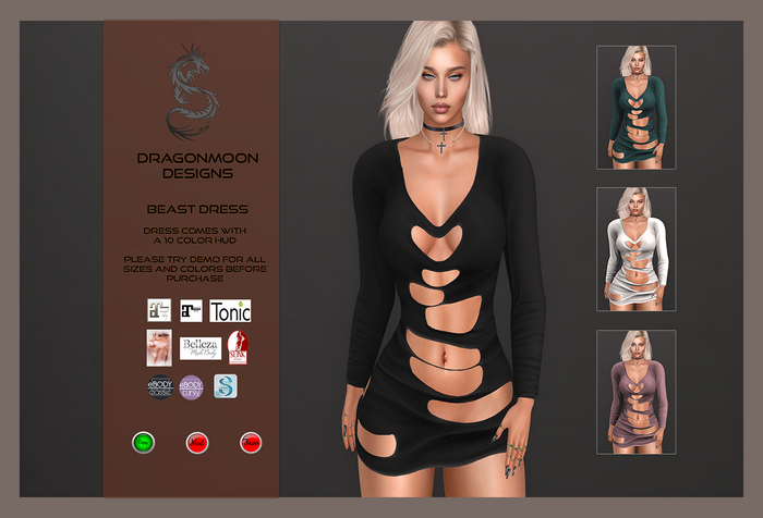 [DD] Beast Dress [DEMO]