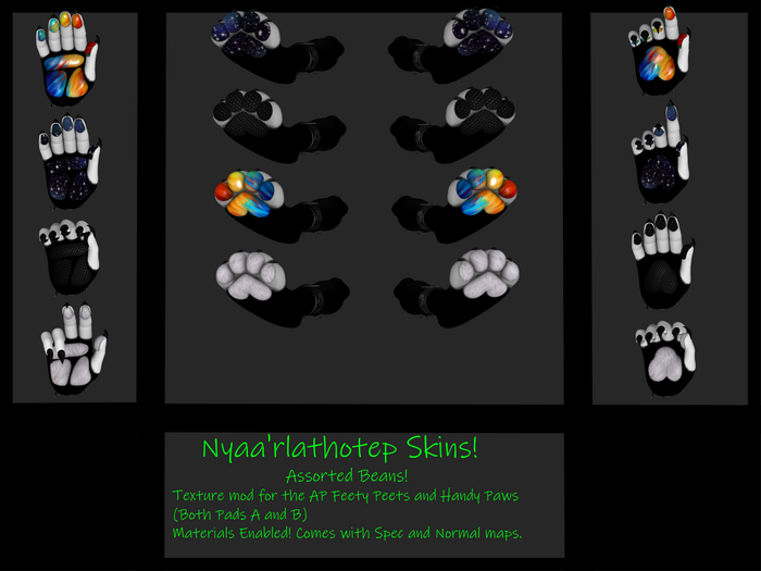 Nyaa'rlathotep Skins! Assorted Beans!