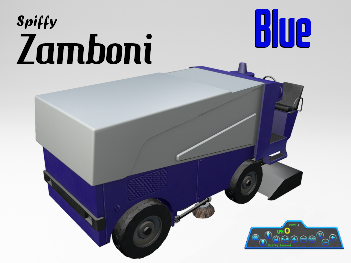 Spiffy Zamboni - Blue 