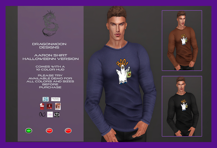 [DD] Aaron Shirt [HALLOWEEN VERSION]
