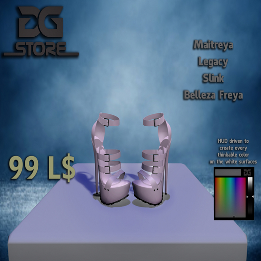 DG  - Julia Ultra High Heels & Color Hud-Box