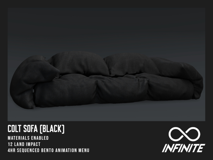 Infinite - Colt's Sofa (PG) *Black