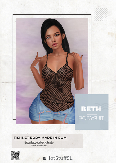 .HS. Beth Fishnet Body Pack#1