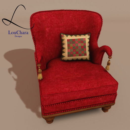 LouChara Santa's Rest Cuddle Chair
