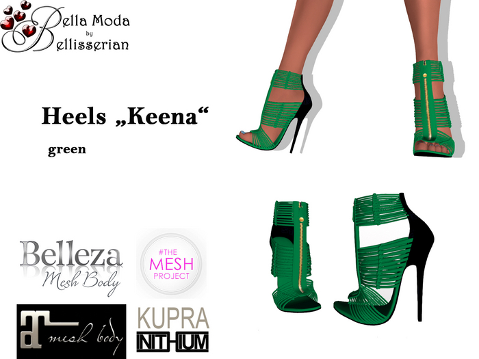 Keena Heels green