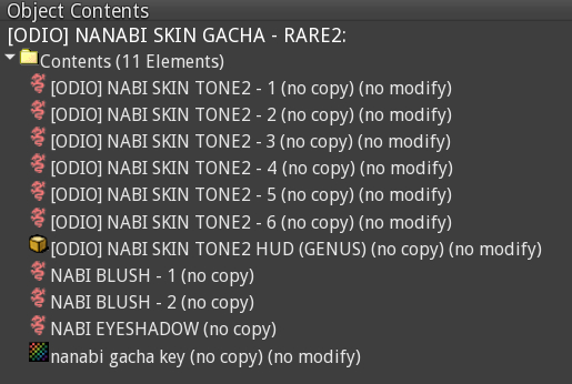 [ODIO] NANABI SKIN GACHA - RARE2