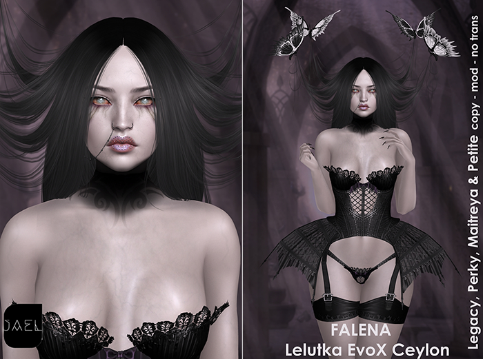 Falena Shape for Lelutka EvoX - Ceylon