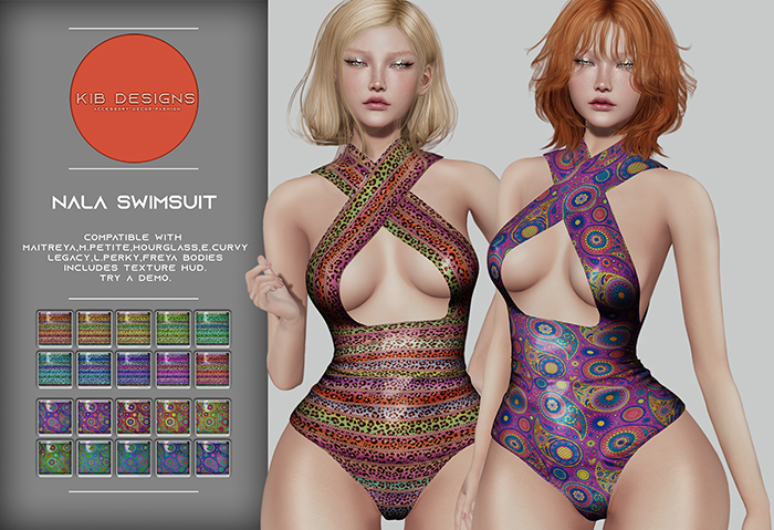 KiB Designs - Nala Swimsuit DEMO 