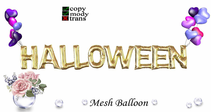 Mesh Halloween Balloon