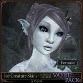 =^.^= Curious Kitties Fantasy Fuzz - Ice Creature Skins - Female - Value Pack
