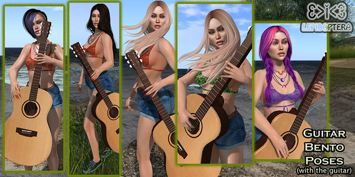}>i<{ LEPIDOPTERA }>i<{ - Guitar Bento Poses