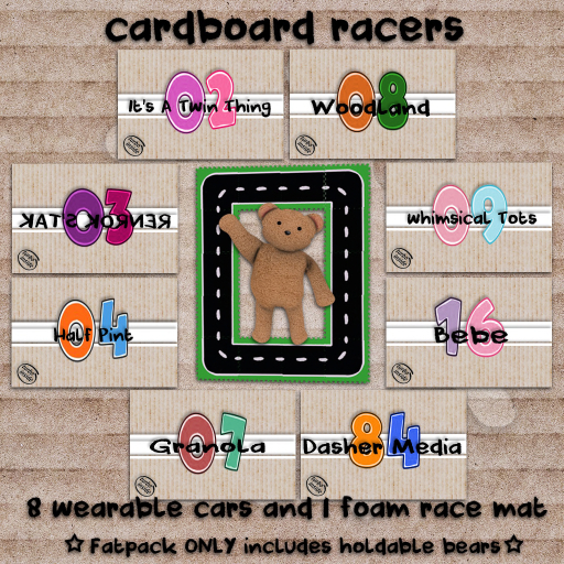 {HP} Cardboard Racer Full Set