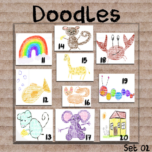 {HP} Doodles - Set 02 Full Set