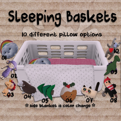 {HP} Sleeping Baskets Full Set
