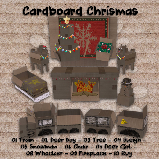 {HP} Cardboard X-mas Set