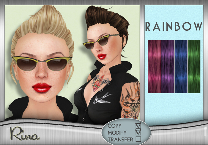 /artilleri/ Rina hair *rainbow*