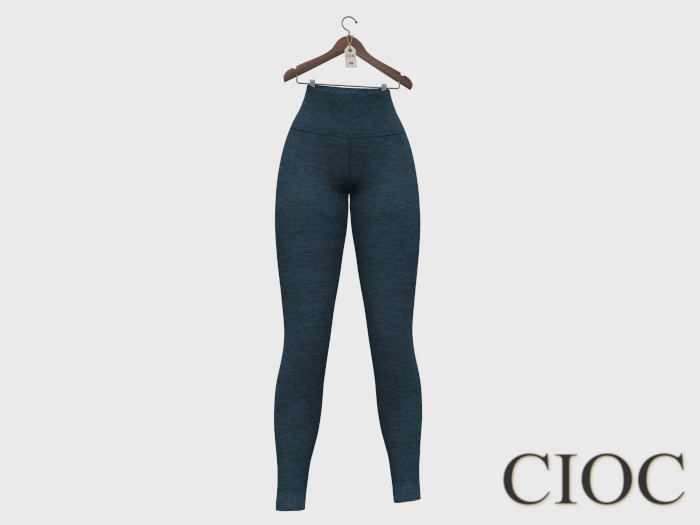 CIOC - ribbed legging (teal)