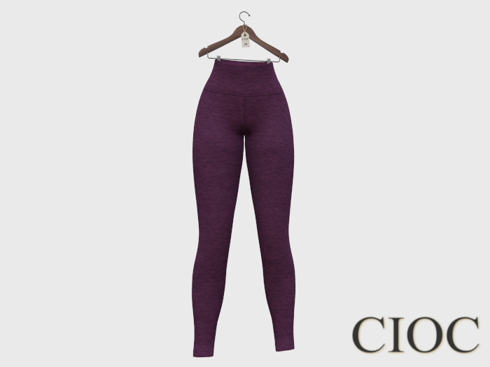 CIOC - ribbed legging (purple)