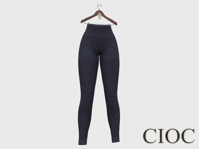 CIOC - ribbed legging (plum)