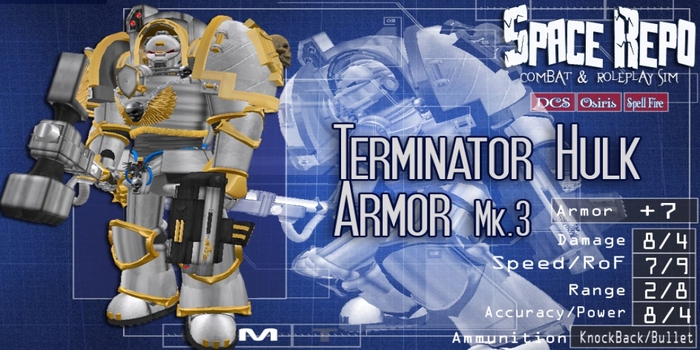 Space Repo - Terminator Hulk Armour Mk.3 (Male)