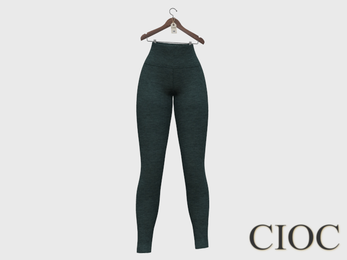 CIOC - ribbed legging (green)