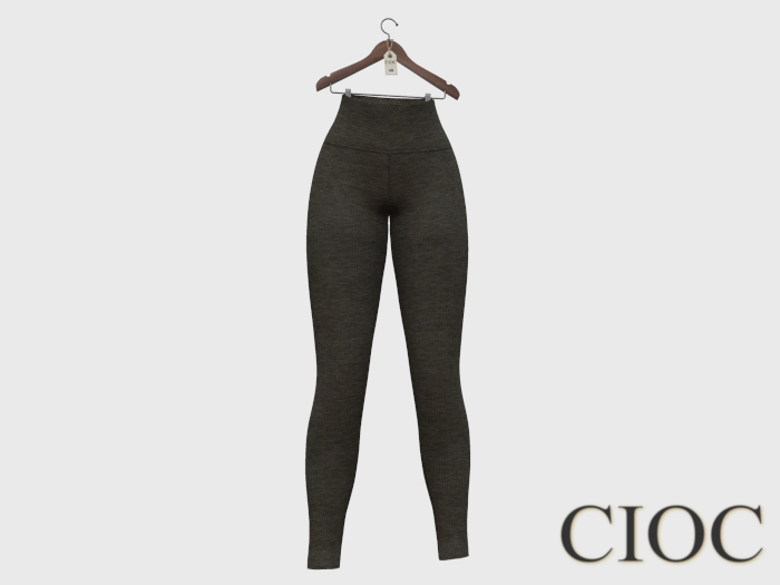 CIOC - ribbed legging (brown)
