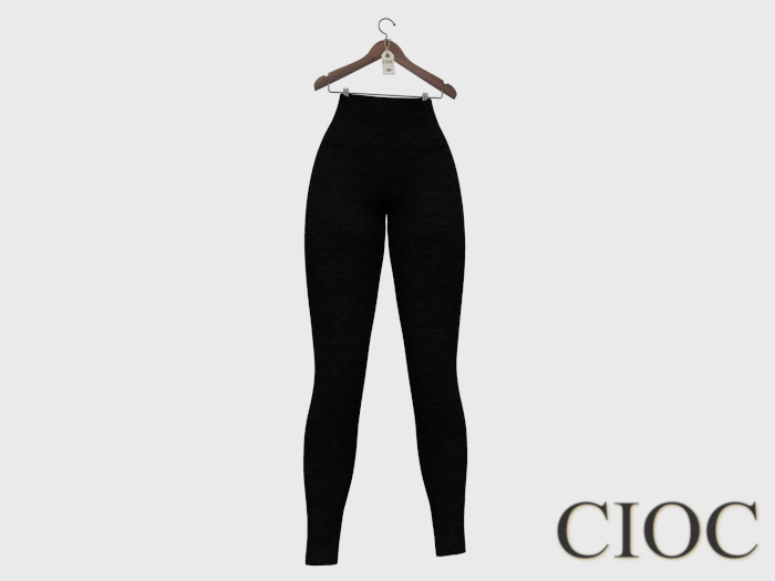 CIOC - ribbed legging (black)