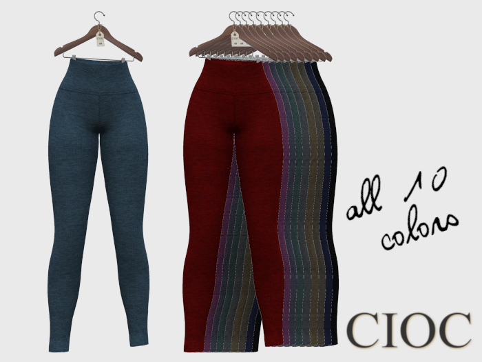 CIOC - ribbed legging (all colors)