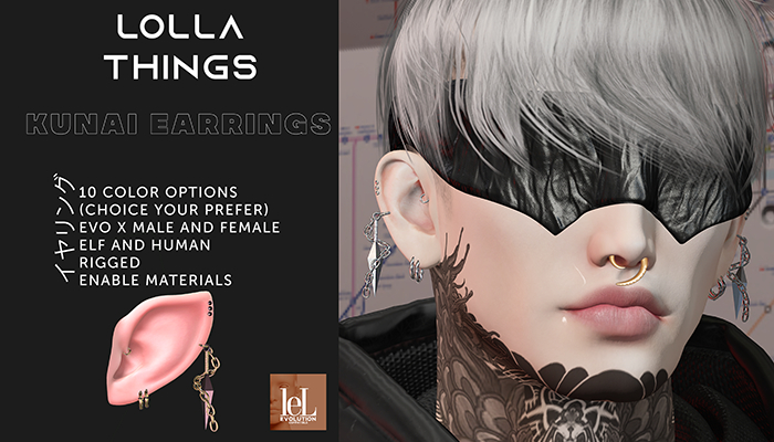 -Lolla Things- Kunai Earrings 