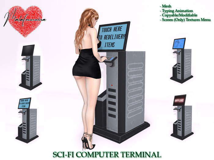 [MLF] SCI-FI COMPUTER TERMINAL w/ANIMATION