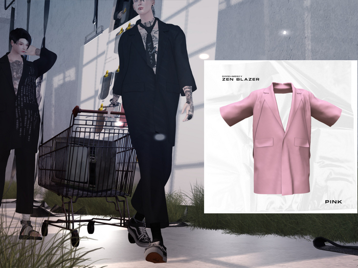 [Dope+Mercy] Zen Blazer_Pink
