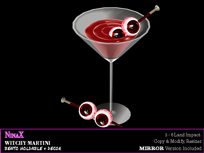 NinaX: Witchy Martini - RED -