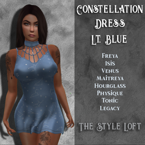 TSL - Constellation Dress [Lt Blue]