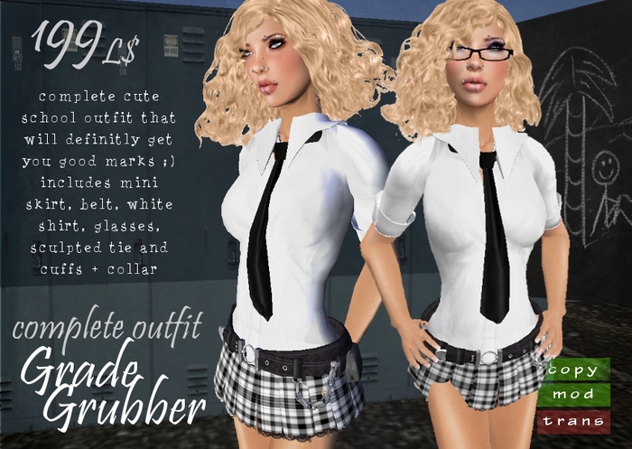 Ultra cute school girl outfit