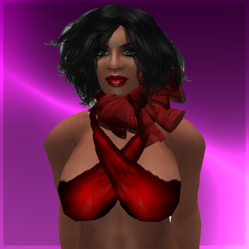 Bliss Basic - Lilyana Top Fire Engine Red