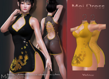 [[ Masoom ]] Mei Dress Yellow - Kupra, Legacy Perky, Legacy, Lara, Lara Petite, Freya, Ebody (Reborn)